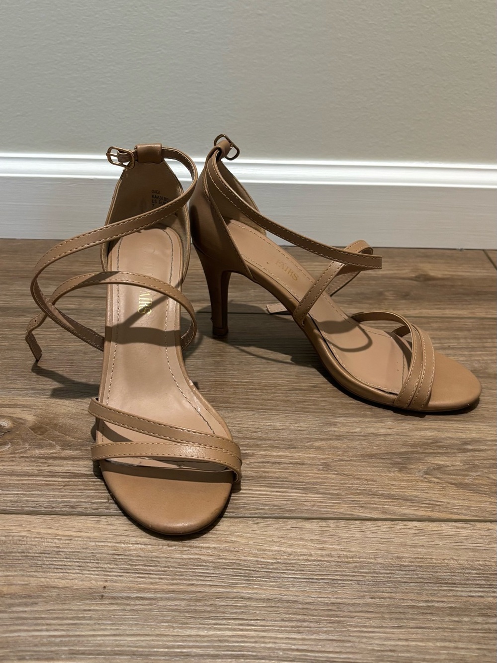 Women’s Strappy Nude Heeled Sandals